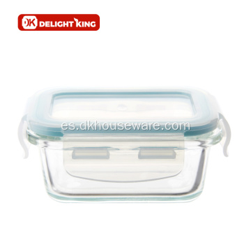 Recipiente de almacenamiento de comida para bebés de vidrio para llevar